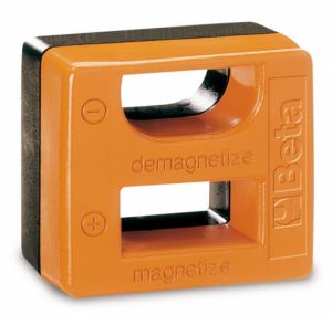 Magnetizátor/demagnetizátor, magnetovač/odmagnetovač nářadí, magnetizační přístroj, odmagnetovač nářadí šroubováků, magnetizační kostička , zmagnetizování šroubováku