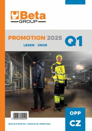 akční katalog profi pracovních oděvů a obuvi Beta Tools  1Q 2025