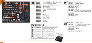 Sada 268ks nářadí pro dílenský nábytek C45PRO, nářadí BETA WORKER pro nábytek C45PRO BW5945/2023