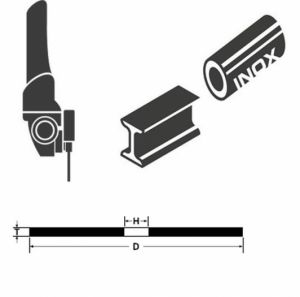 Řezný kotouč 230mm x 2mm na ocel a nerez A46U 230x2x22,23 Abra Beta Itálie profi řezný kotouč 230mm x 2 mm na nerez a ocel 