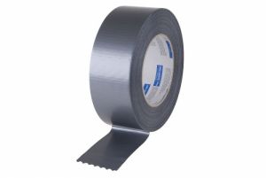 textilní páska stříbrná Páska DUCT TAPE 48mmx50m, extra pevná lepící textilní páska amerika pro vekeré opravy, stříbrná universální pevná lepící páska 