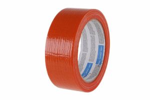 Páska maskovací oranžová UV odolná na omítky a ostatní materiály šířka 38mmx20m, maskovací páska venkovní odolná pro lakování oranžová