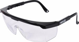 pracovní ochranné brýle Se zvětšovacími čočkami  + 2,5 D Zvětšující ochranné brýle multifokální pracovní brýlre Polykarbonát Splňují požadavky normy EN166
