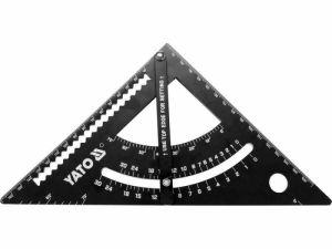 Úhelník tesařský hliníkový 170 mm s nastavitelným úhlem, Tesařský hliníkový úhelník 170 mm. 