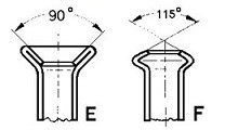 šroubení pro brzdové potrubí M10 x 1 trubka 4,75mm, holendr šroubení na brzdovou trubku M10x1, náhradní šroubení  na výrobu brzdové trubky M10x1